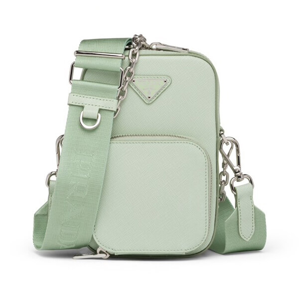 【プラダ】21SS新作 サフィアーノレザー ミニ ショルダーバッグ 偽物1BH183_NZV